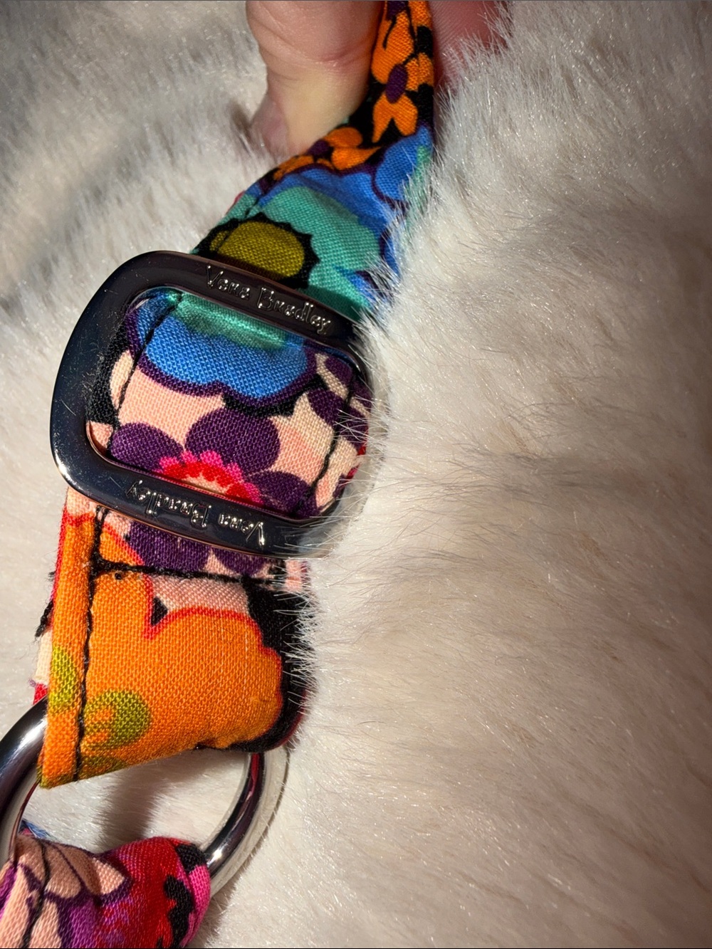 BNWT Vera Bradley RETIRED PRINT- Floral Quilted Crossbody Bag-Pink Multi - Picture 13 of 14
